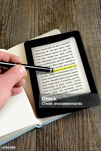 Ebook Reader Stock Photo - Download Image Now - Book, E-Reader, Editorial