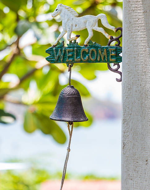 istock Welcome sign and bell 479151648