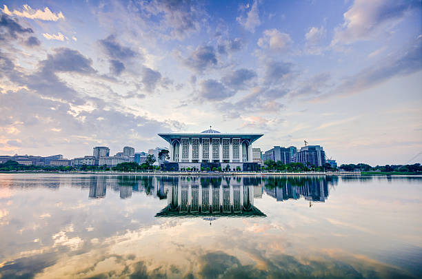 istock Sunrise at Iron Mosque, Malaysia 479154104