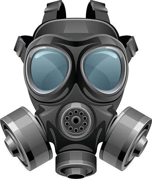 Vector illustration of Chemical mask