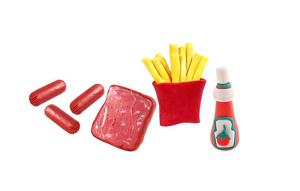 istock miniature breakfast model from japanese clay 479157150