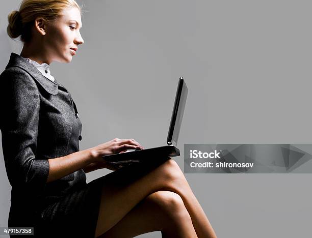 Working Secretary Stock Photo - Download Image Now - 2015, Adult, Adults Only