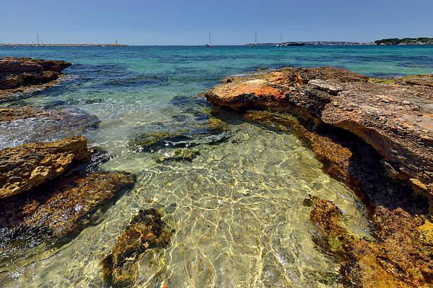 Majorca, Spain,  beach Platja de Palma Llucmajor in mallorca 