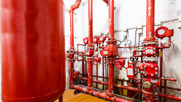 système de contrôle industriel fire - valve instrument of measurement indoors industry photos et images de collection