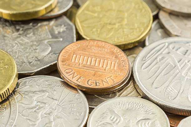 istock One cent coin US, world coins and money 479162094