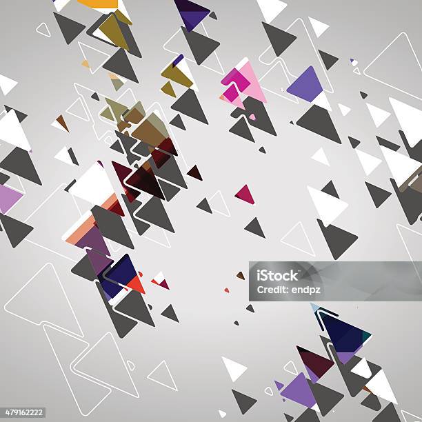 Abstract Geometric Shapes Stock Illustration - Download Image Now - 2015, Abstract, Advertisement