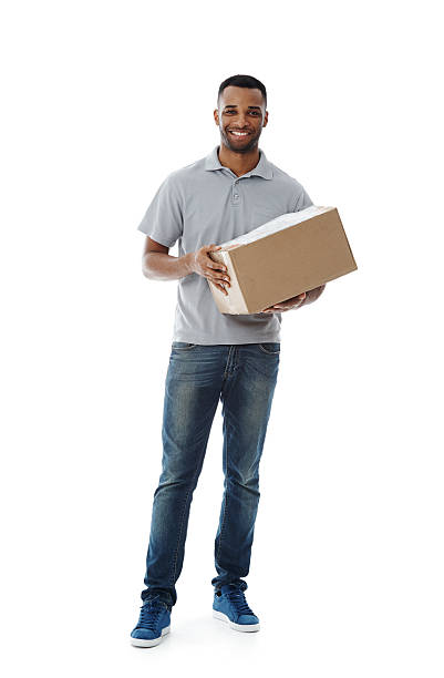 I've got a parcel for you... stock photo