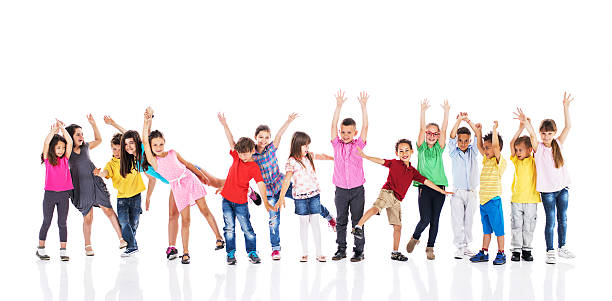 istock Large group of playful children having fun together. 479164848