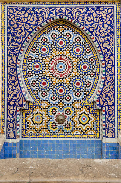 Traditional Moroccan fountain