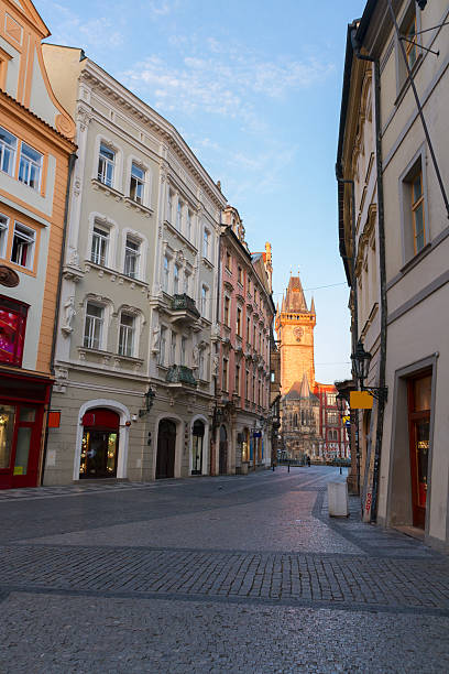 istock street in old town, Prague 479178088