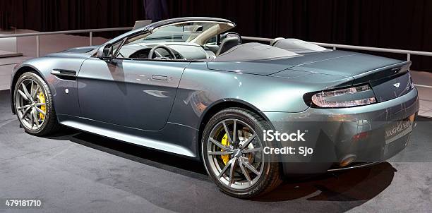 Aston Martin V8 Vantage N430 Roadster Convertible Sports Car Stock Photo - Download Image Now