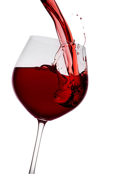 istock Red wine poured in a glass 479181960
