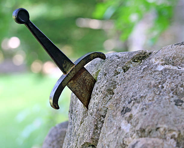 istock excalibur the famous sword in the stone 479182038