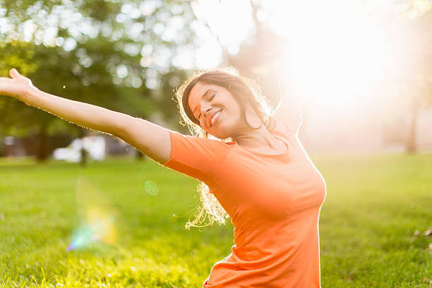 istock Active woman doing yoga poses at sunset 479182931
