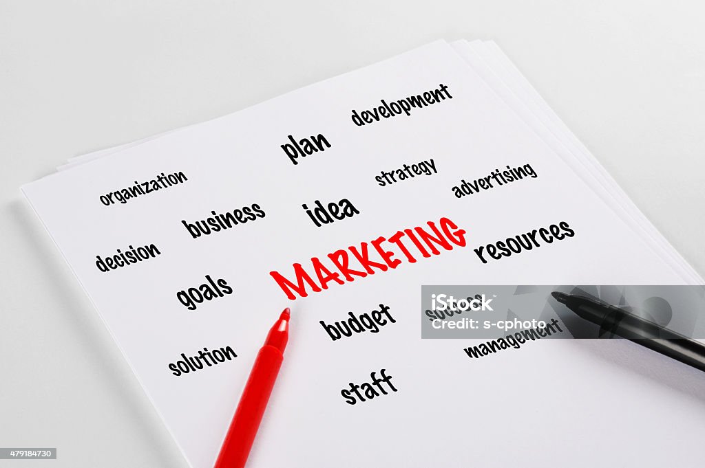 Marketing Concept (Click for more) Marketing Concept Advertisement Stock Photo