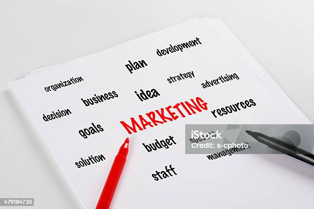 Marketing Concept Stock Photo - Download Image Now - Advertisement, Business, Business Strategy