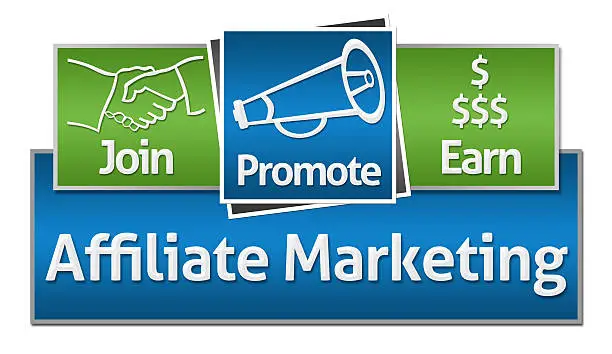 Photo of Affiliate Marketing Green Blue Squares