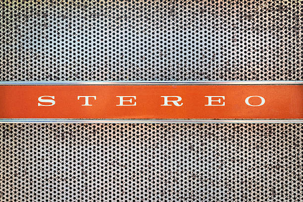 zbliżenie vintage jukebox z tekst stereo - single object machine classic style zdjęcia i obrazy z banku zdjęć