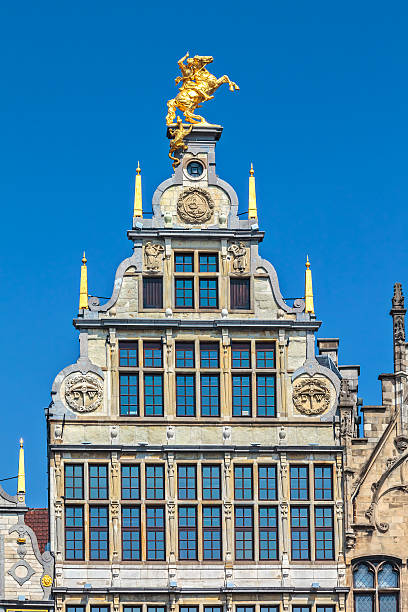 Ancient guild house in Antwerp center, Belgium