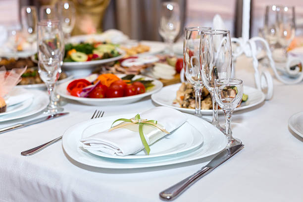 istock napkin on a plate on the holiday table 479195958