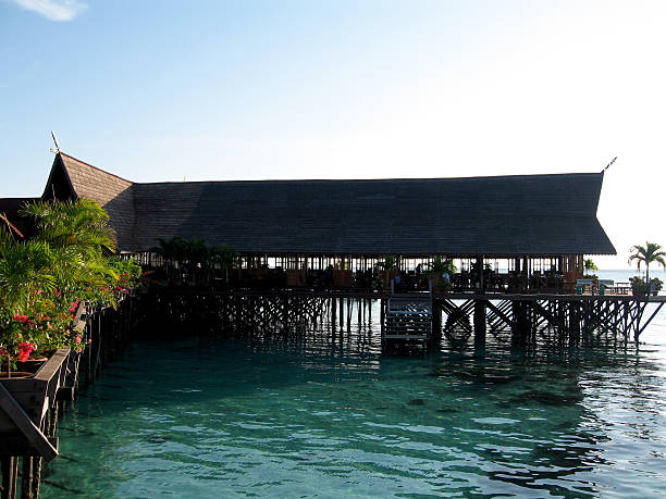 istock Man-made Kapalai island exotic resort 479196246