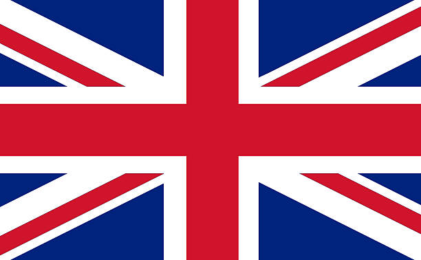 full-frame-bild von england-flagge - the british red ensign stock-fotos und bilder
