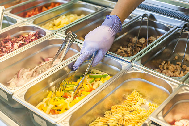 Salad Bar stock photo