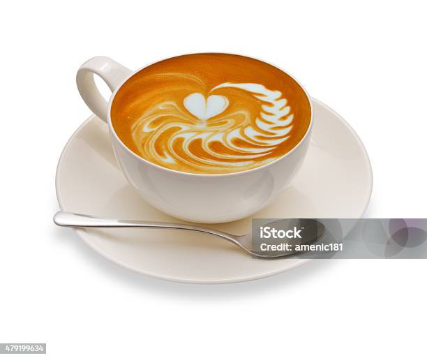 Cup Of Coffee Stock Photo - Download Image Now - 2015, Art, Art And Craft