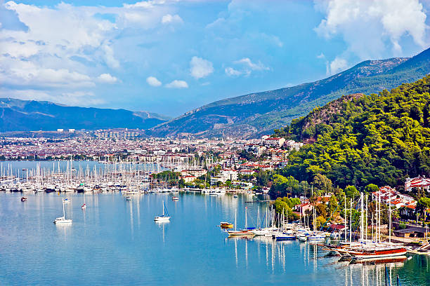 fethiye, türkei - provinz mugla stock-fotos und bilder