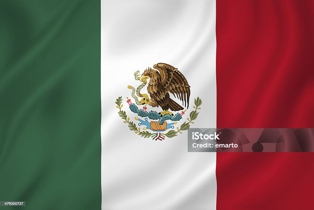 Mexico flag Mexico national flag background texture. Celebration Stock Photo