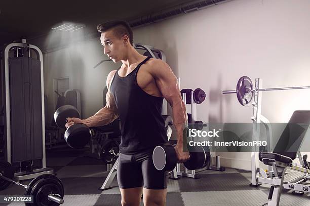 Impressive Body Building Stock Photo - Download Image Now - 2015, Active Lifestyle, Activity