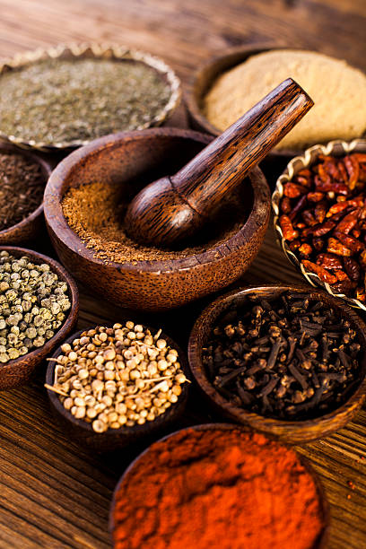 istock Seamless texture with spices and herbs 479202352