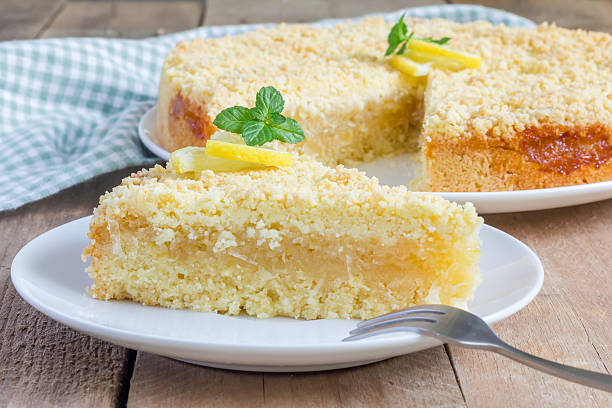 istock Homemade shortcrust lemon pie, closeup 479206984