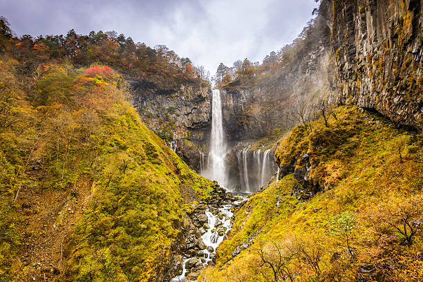 kegon falls - nikko national park - fotografias e filmes do acervo