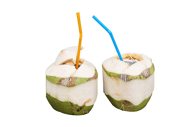 istock coconut water drink with straw on isolated 479208622