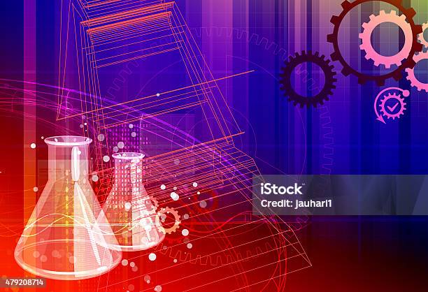 Science Project Backgrpund Inso Science Experiments Abstract Background Stock Illustration - Download ...