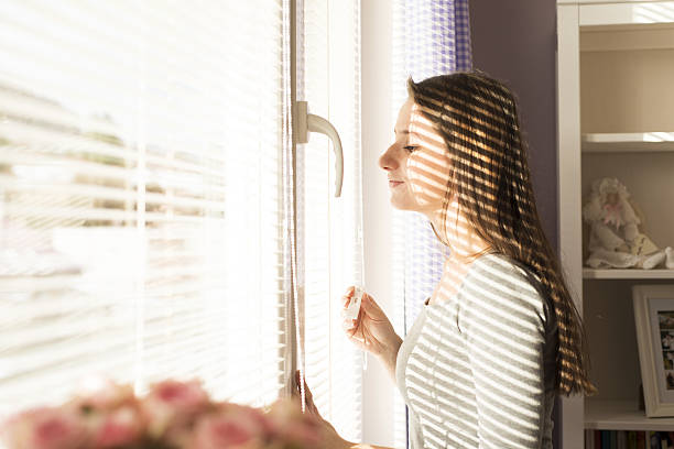 istock Woman with pregnancy test 479209331