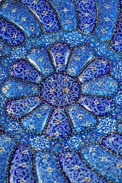 istock Mina Minakari Handicraft made in Esfahan Naqshe Jahan Square, Iran 479210750