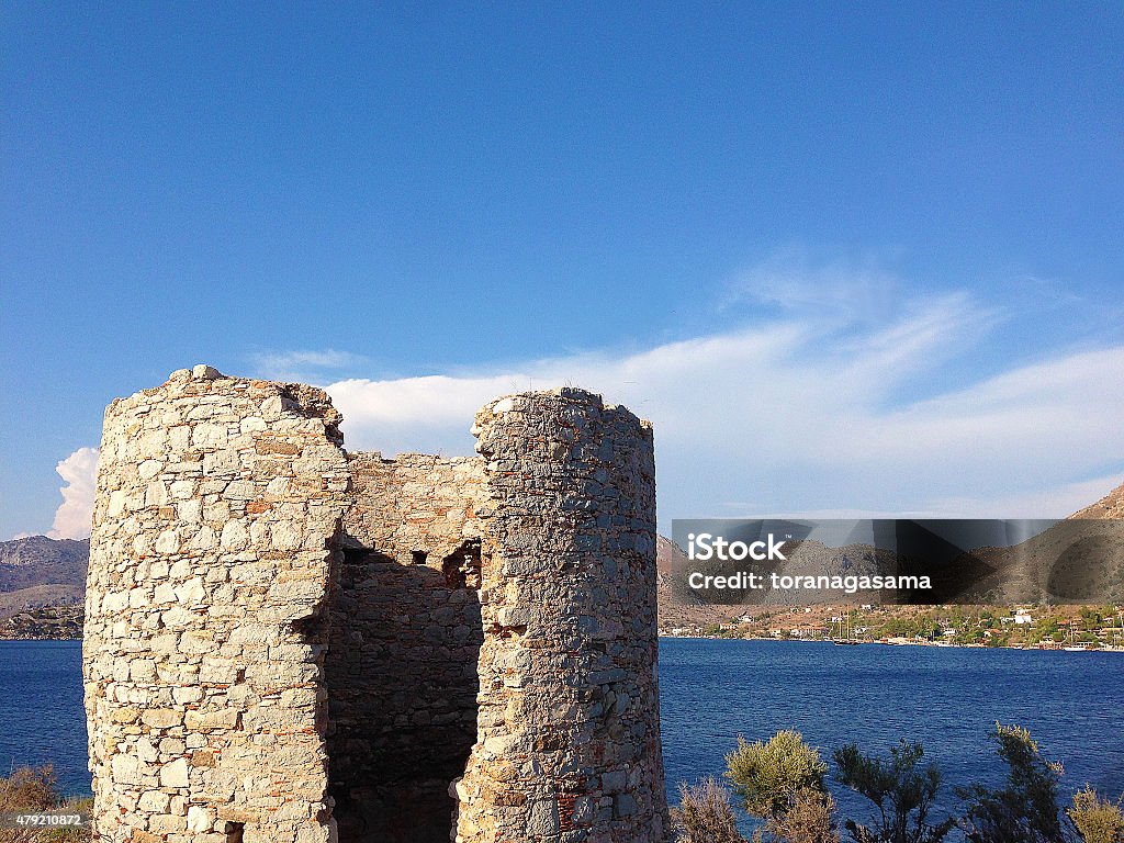 Roman ruins in the Mediterranean Roman ruins of the Mediterranean Sea 2015 Stock Photo