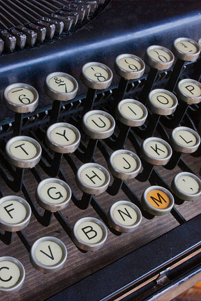 istock Close-up view of a vintage typewriter 479214024