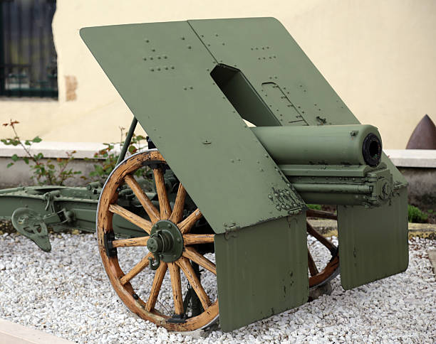 ancient Cannon of the World War I in Italy