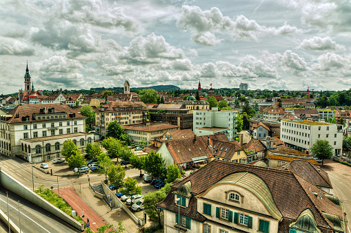 May 2015, urban capture of Frauenfeld (Switzerland), HDR-technique