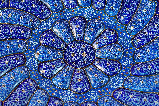 Mina Minakari Handicraft made in Esfahan Naqshe Jahan Square, Iran