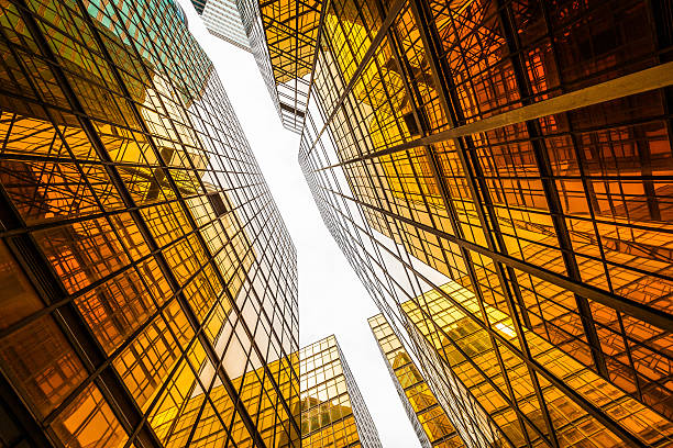 istock low angle view of modern skyscraper exterior and sky 479224518