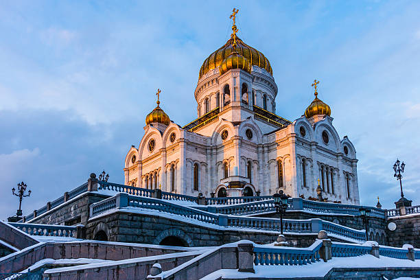 istock Cathedral of Christ the Savior at winter sunset 479225294
