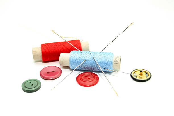 istock Set of hanks of multi-colored threads for sewing 479225940