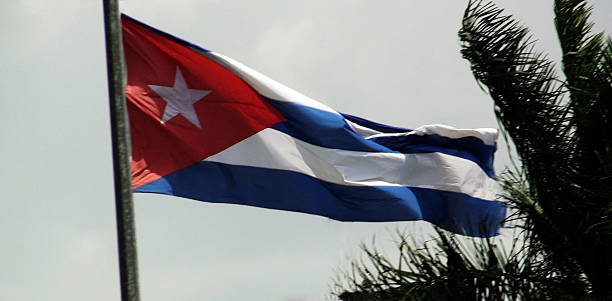 istock Scene Of Cuban Flag Waving 479228126