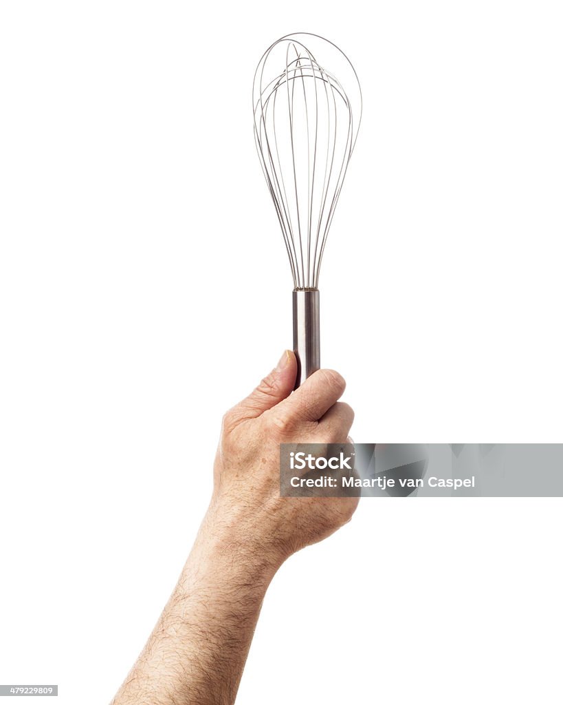 Hand Holding Kitchen Tools Wire Wisk Stock Photo - Download Image Now -  Wire Whisk, Body Part, Cut Out - iStock