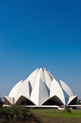 The Lotus Temple From Delhi, India.  This Is A Baha'i Temple.