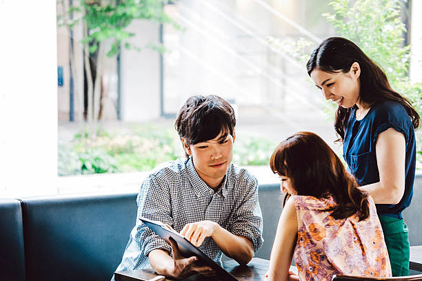 istock Young couple placing order in cafe. 479231166